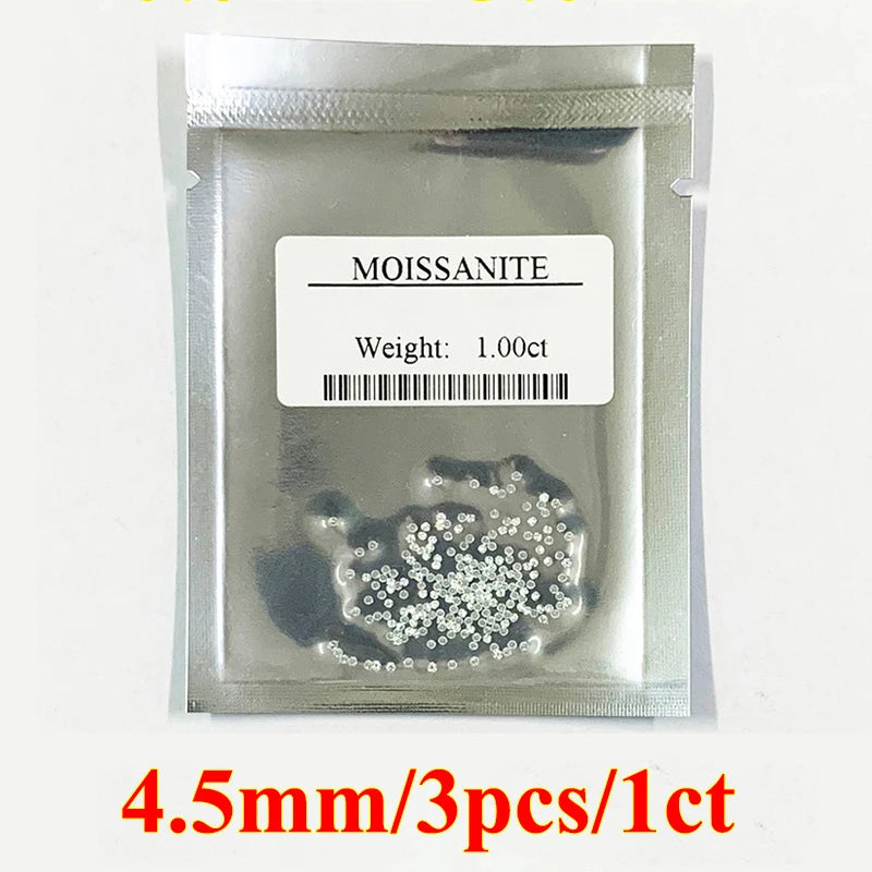 [ Full Size 0.7mm-20mm ] 1CT Small Size Loose Moissanites Stones D Color VVS1 Gemstone Lab Grown Moissanite Diamonds