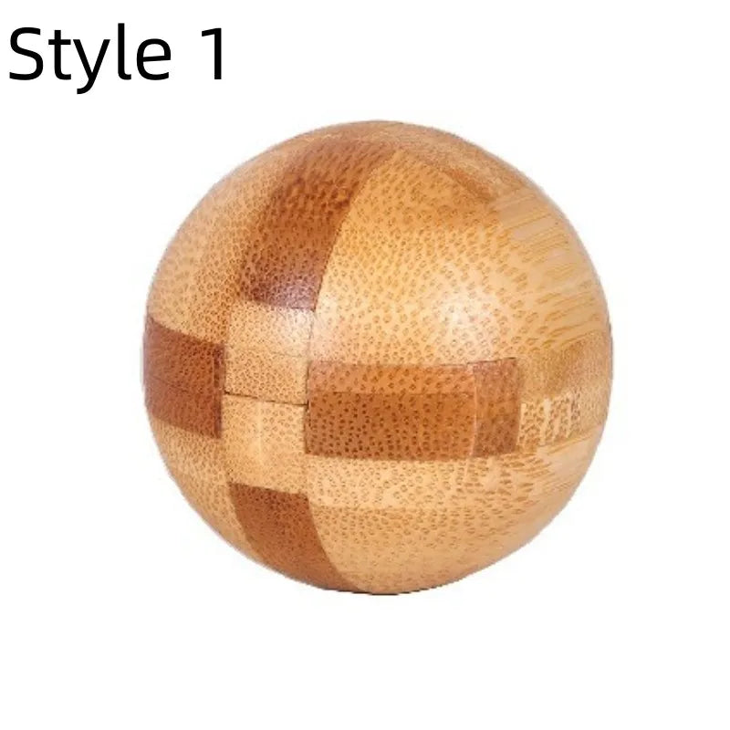 New Wooden Kong Ming Lock Lu Ban Lock IQ Brain Teaser Educational Toy Children Montessori 3D Puzzles Game Unlock Toys Kid Adu