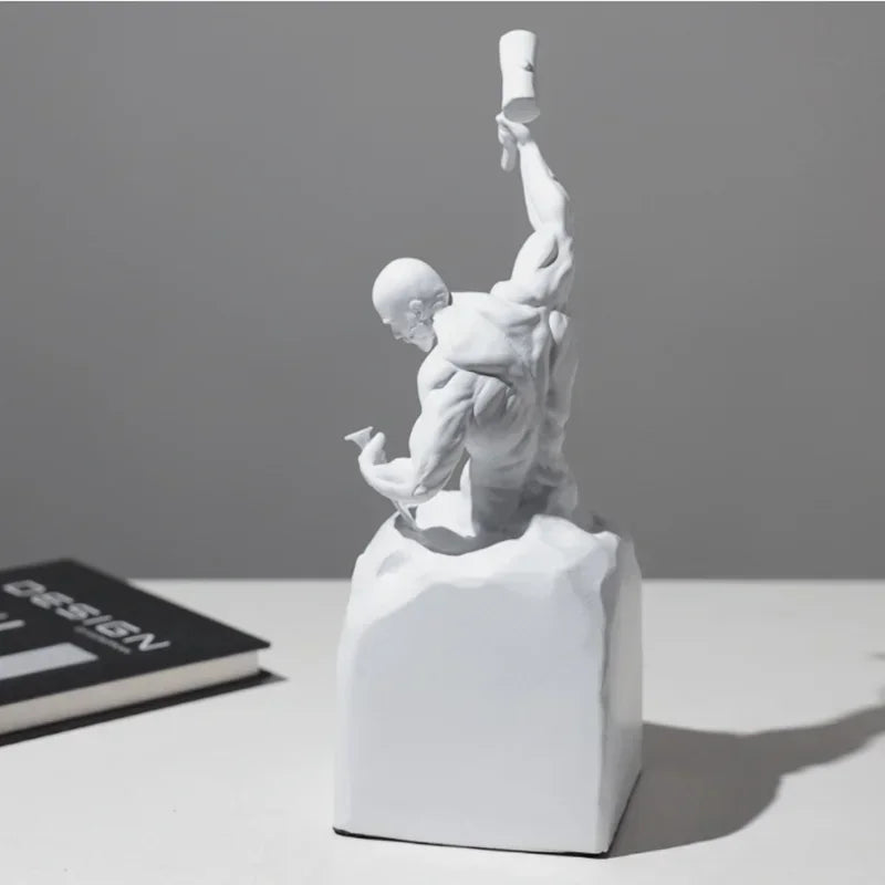 Modern Art Figure Sculptures, Home Decor, Living Room, Carving, Inspiring Soft Decoration, Self Sculpting Figure Sculptures