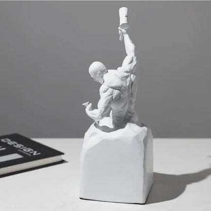 Modern Art Figure Sculptures, Home Decor, Living Room, Carving, Inspiring Soft Decoration, Self Sculpting Figure Sculptures