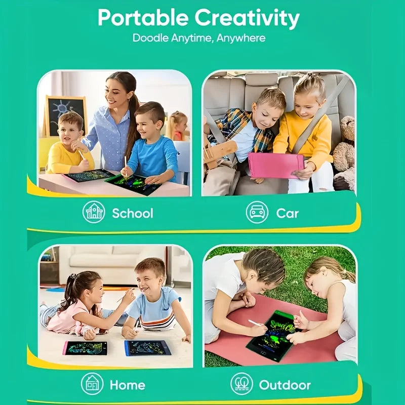 8.5 Inch LCD Drawing Tablet Electronic Writing Board Handwriting Pads Portable Electronic Tablet for 3 4 5 6 7 8 Years Kids G