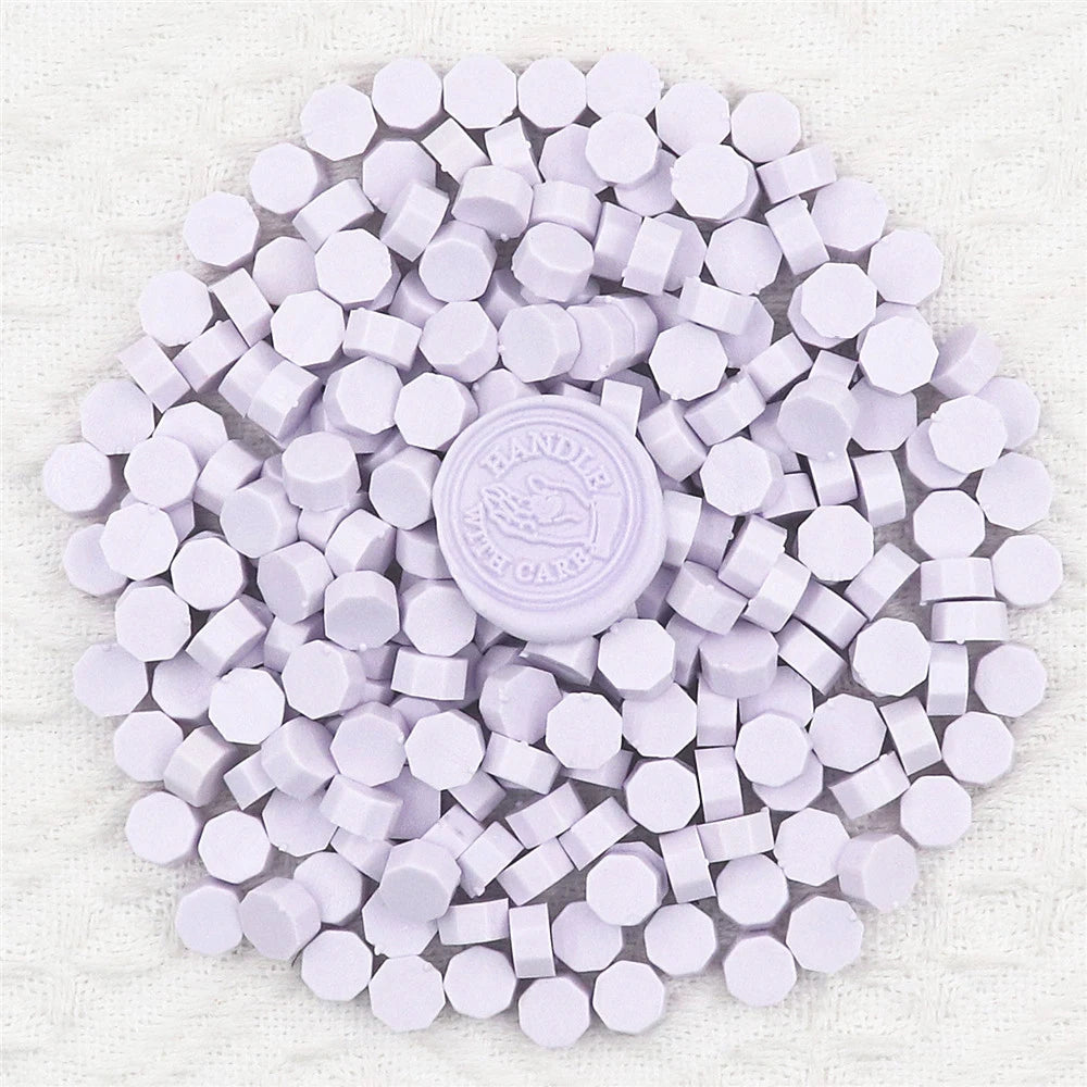 100pcs/bag Octagon Sealing Wax Beads For Seal Stamp, Handmake Embellishment Of Card Envelope, Fire Lacquer Sealing Wax
