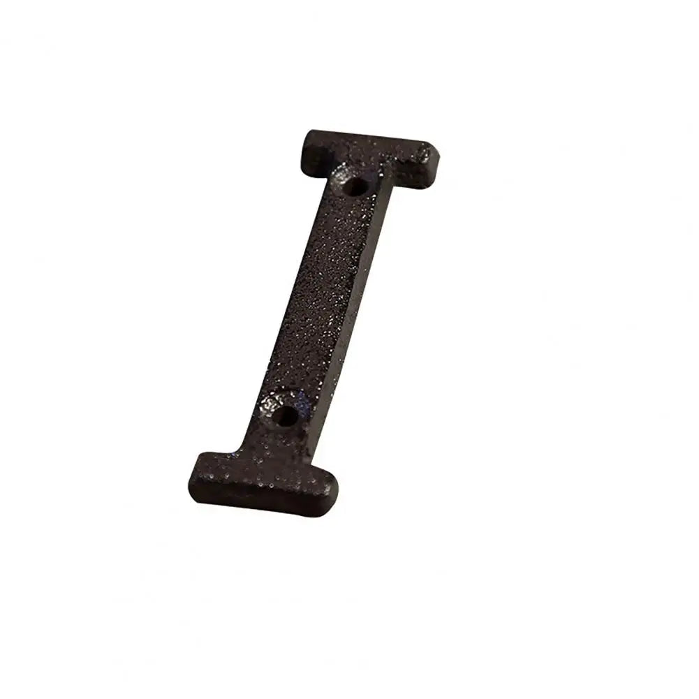 Antique Doorplate Address Numbers Apartment Street Address Plaque Retro Groceries Cast Iron Metal House Doorplate Letter Symb