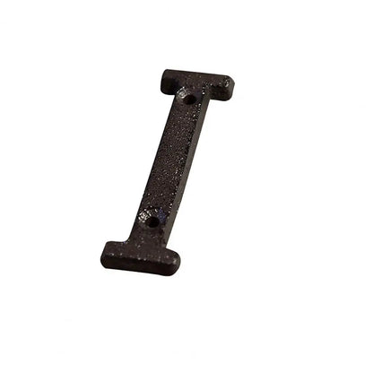 Antique Doorplate Address Numbers Apartment Street Address Plaque Retro Groceries Cast Iron Metal House Doorplate Letter Symb