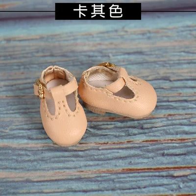ICY DBS Blyth doll middie doll blyth doll shoes for DODO doll OB11 body shoes - brown / 2.2cm middie DODO