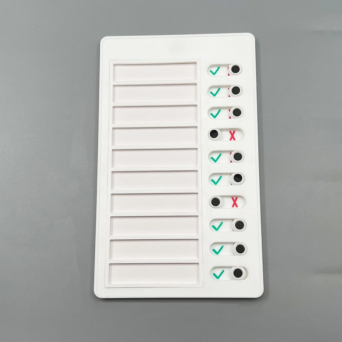 1PCS List Board Memo List Board for Adults and Children for Planning Reminders, Memo Boards Slider Schedule DIY Detachable Da