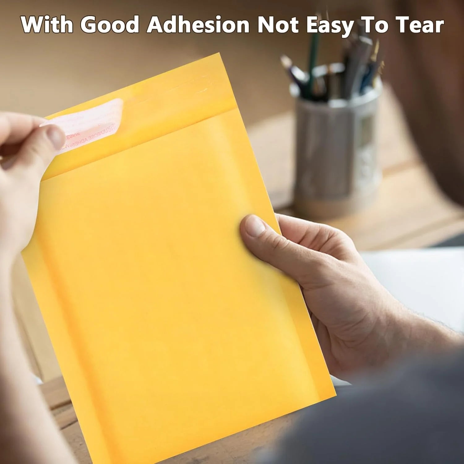 Kraft Bubble Mailers Self Seal Adhesive Shipping Bags, Cushioning Padded Envelopes for Shipping, Mailing, Packaging