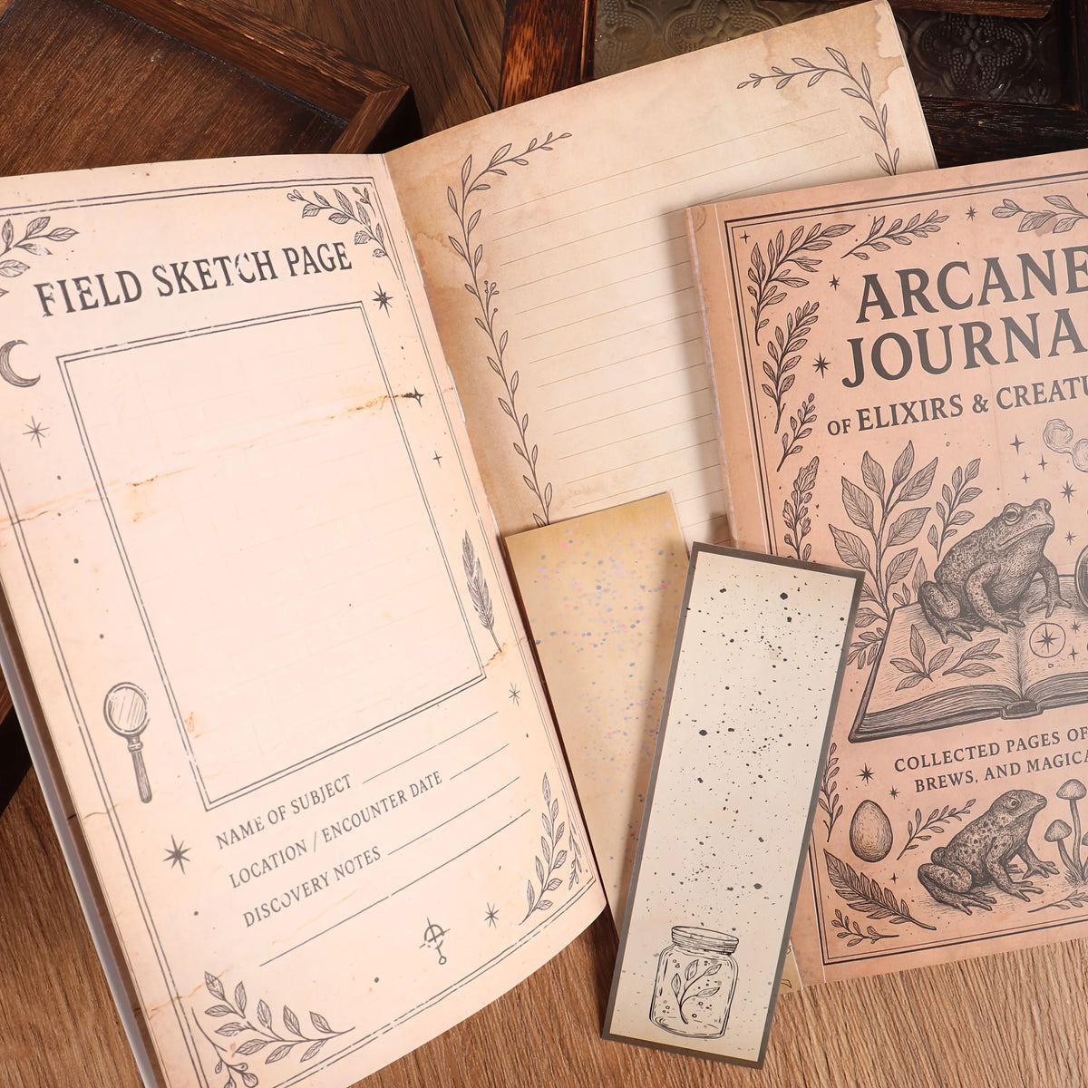 80pages A5 Journal Notebook with Two Bookmarks, for Diary, Junk Journal, Crafts, Writable Notepad, Memo Taken, Letter Paper