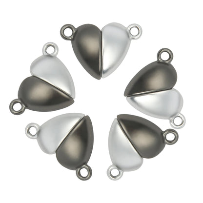 10-5Sets Stainless Steel Strong Magnetic Clasps Magnet End Clasp Connectors For Jewelry Making DIY Bracelet Necklace Accessor