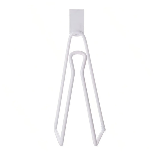 Toilet Paper Holder - Easy Install Wall Mount Bathroom Tissue Roll Hanger with Painted Finish Space Saving No-Drill Design