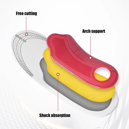 Orthotic Insole Arch Support Flatfoot Orthopedic Insoles For Feet Ease Pressure Of Air Movement Damping Cushion Padding Insol