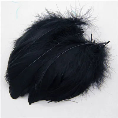 Natural Goose Feathers Plumes 4-15cm Colourful Swan Feather Plume for Home Decoration Craft DIY Party Jewelry Decoration 3Siz