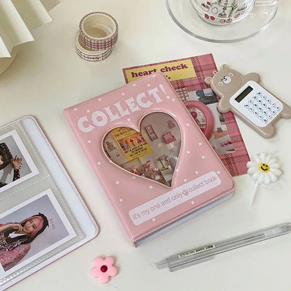 Mini Photo Album 64 Pockets Cartoon Album Photo Photocard Holder Book Collect Kpop Album De Fotos Kpop Photocard Binder