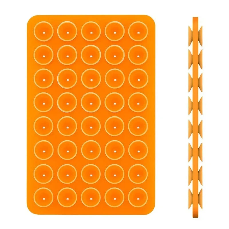 Silicone Suction Cup Phone Stand with Strong Double-Sided No-Hand Grip, Video Fixing Pad, Silicone Rubber Suction, Silicone C