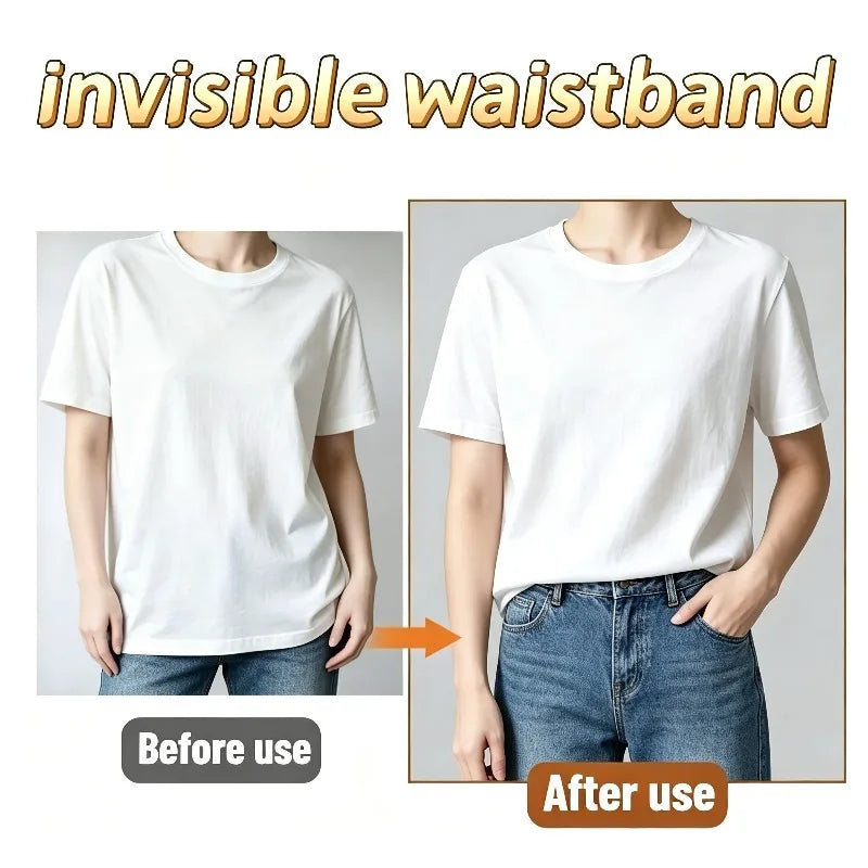 4PCS/Set (1 Strap+3 Buttons) Exquisite Lace Trimmed Hem Waistband Suitable for T-Shirts, Dresses, Shirts Shorten Clothing Len
