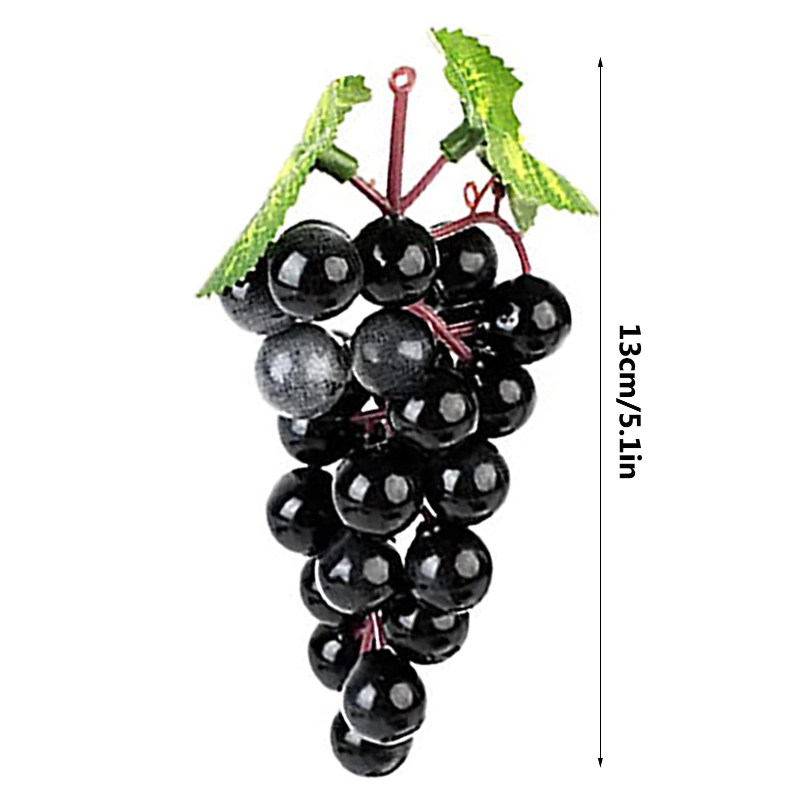 18pcs Realistic Artificial Grapes Table Decoration of Realistic Fake Grape Natural Fake Grape Bundles Party Home Wedding Deco
