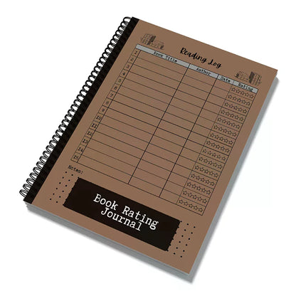 Compact Reading Journal - Track Your Progress With Book Ratings, Notes & Lists - Ideal Gift For Book Lovers & Voracious Reade