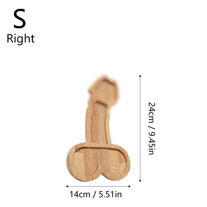 Wooden Funny Plate Creativity Dinner Party Barbecue Tableware Bbq Snack Candy Dish Dining Table Atmosphere Props Shelf - S ri