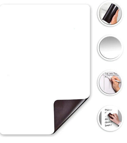 A3 A4 A5 Magnetic Dry Erase Board Refrigerator Magnet Marker WhiteBoard Sheet Kitchen Erasable Flexible Fridge Memo Grocery L
