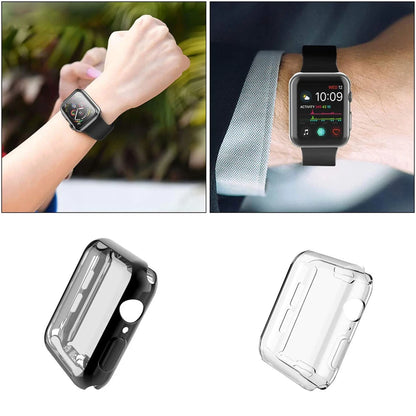 Screen Protector for Apple Watch Ultra 3 2 49 41 44 40 45 46 42mm TPU Bumper Cover Case for iWatch Series 11 10 9 8 7 SE 6 5 