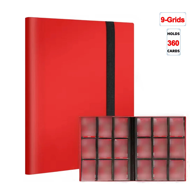 1Pc Card Binder 160/360/480 Trading Card Holder Book Durable Side Loading Card Book With Gaming Cards PP Cover Binder For Car