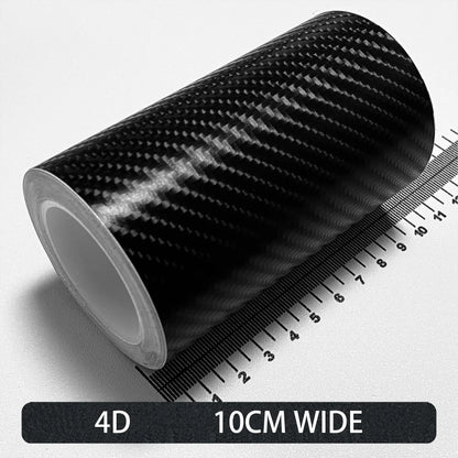 Carbon Fiber Automotive Adhesive Tape Roll Matte Black Protective Car Film Self-Adhesive Film 3D Vinyl Car Film Accessories -