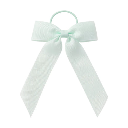 1PC Solid Color Ribbon Pigtail Hair Bows Elastic Hair Bands Holders Ties Hair Accessories for Baby Girls Infants Toddler - 43
