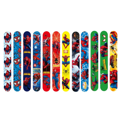 12pcs Spidey and His Amazing Friends Bracelets Wristband Snap Bracelet for Girl Birthday Party Party Favors Baby Shower Suppl