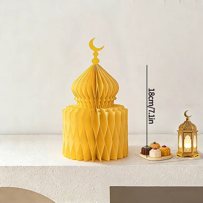 Ramadan decorations 2026 Honeycomb Ball Party Favors Gifts Ramadan Decoration 2026 Ramadan Festival Eid Bedroom Backdrop Deco