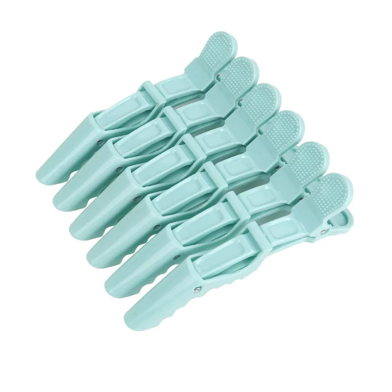 6PCS Alligator Hair Clips Hairdressing Clamps Claws Section Clip Barber Crocodile Hairpin Salon Styling Tools Hair Accessorie