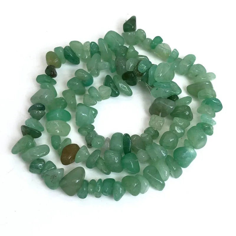 Natural Stone Chips Beads 5-8mm Irregular Gravel Crystal Quartz For Jewelry Making Freeform Beads Diy Necklace Bracelet 15'' 