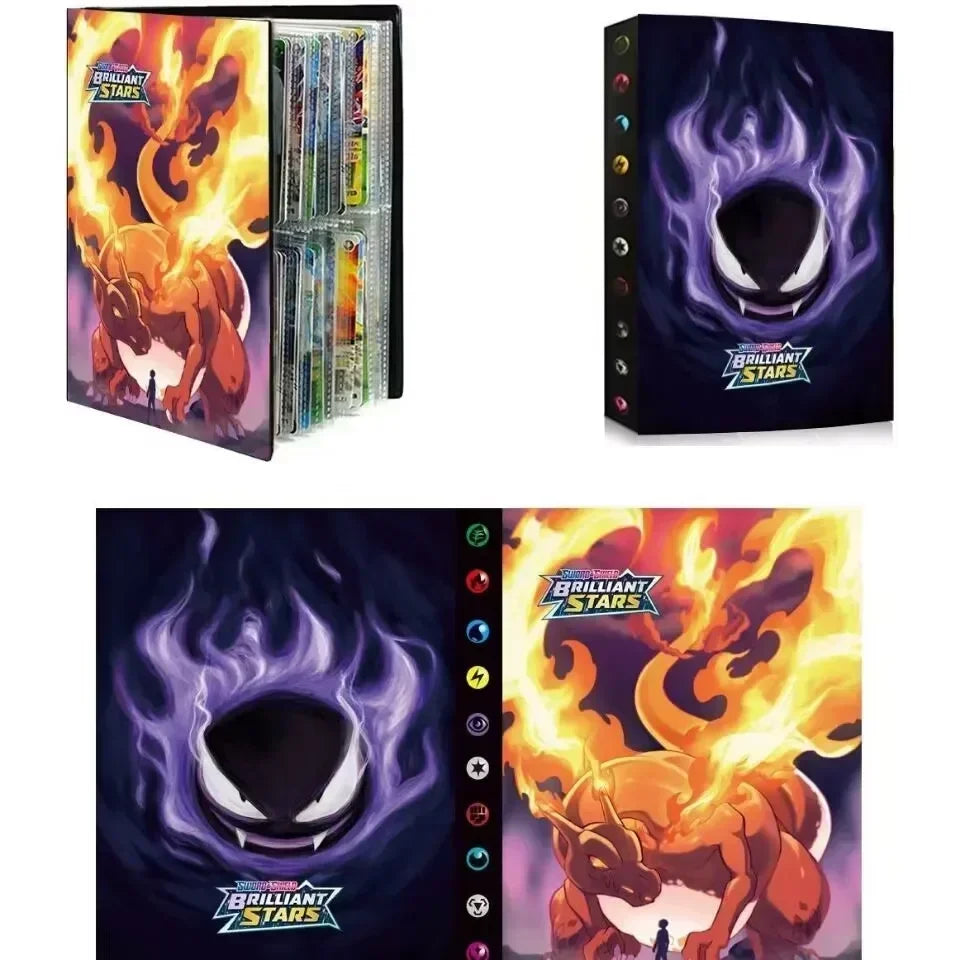240PCS Pok é mon Cards Album Book Pokemon Game Charizard Card Album VMAX GX EX Holder Collection Binder Folder Kids Toy Gift