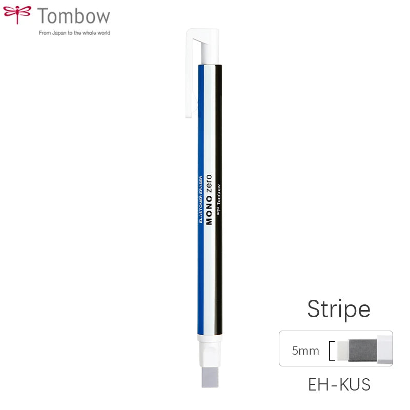 Tombow MONO Zero Eraser Flat / Super Fine Rubber Tip Pen Type Professional High Precision Pencil Eraser For Manga Highlight