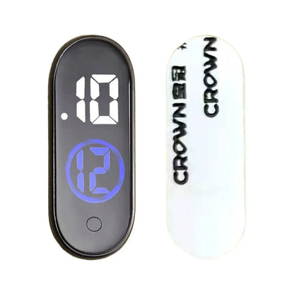 Luminous Motorcycle Car Clock Auto Internal Stick-On Mini Sport Waterproof Watch Mechanics Led Clocks Auto Ornament Accessori