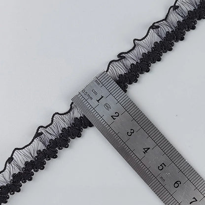 10 Yard 1.5cm Elastic Braid Hollow Lace Embroidery Collar Ribbon Patchwork Material Handmade DIY Apparel Sewing Supplies