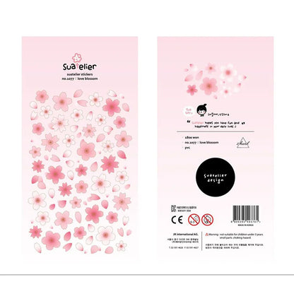 Korean Import Original Suatelier Daily Stickers Scrapbooking Diy Journal Stationery Sticker Decor Art School Supply - love bl