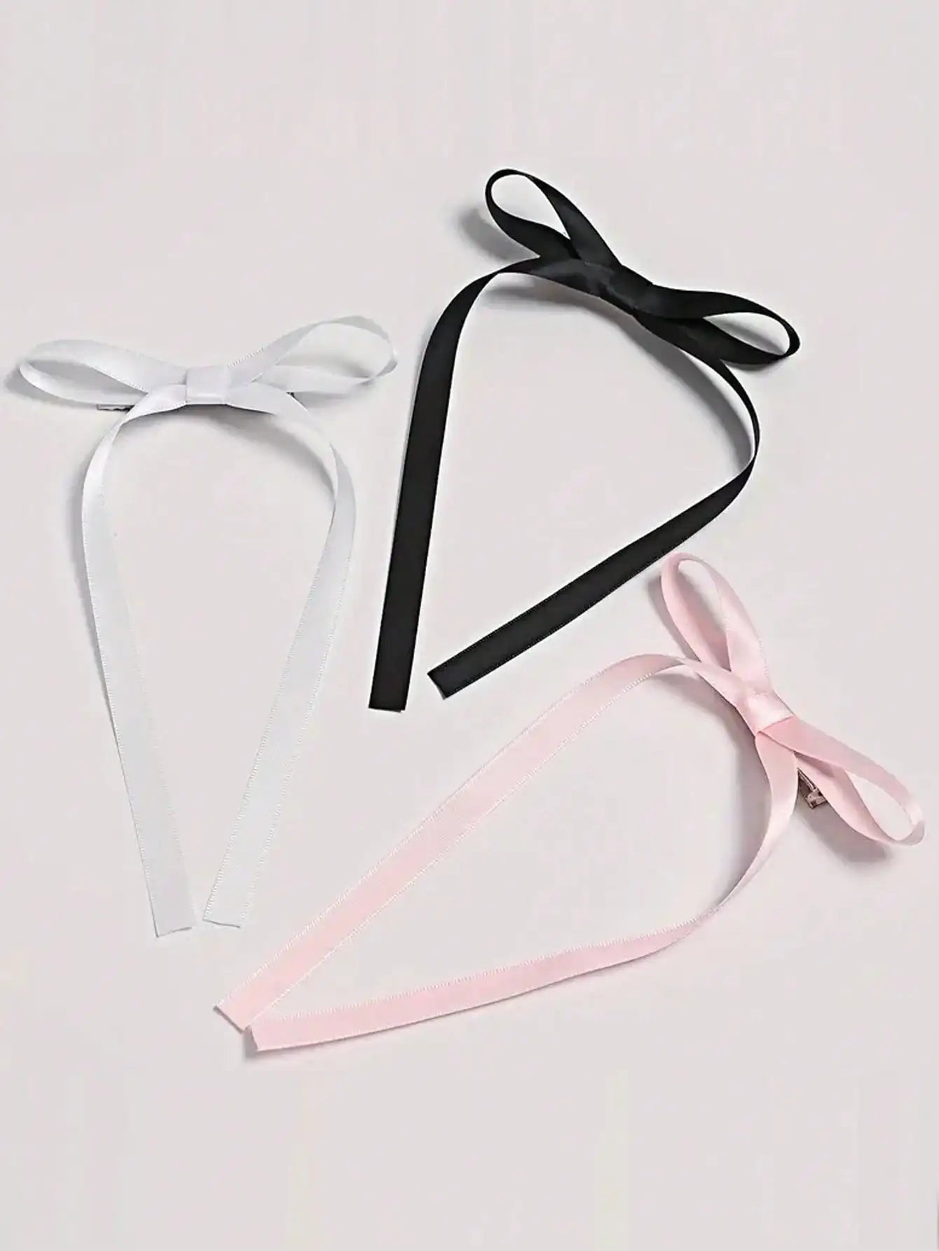 2/12/36 Pcs Fashion Simple Sweet Bow Ribbon Hair Clips For Women Girls Party Hair Accessories