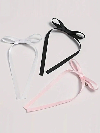 2/12/36 Pcs Fashion Simple Sweet Bow Ribbon Hair Clips For Women Girls Party Hair Accessories