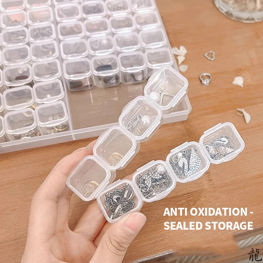 56/28 Diamond Embroidery Box Diamond Painting Cross Stitch Tools Accessory Boxes Case Useful Storage Dismountable