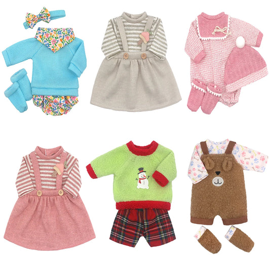 Baby Born Doll Outfits For 13-18 Inch Newborn Doll Cute Jumpers Rompers Suit+Shoes Doll Accessories Festival Birthday Gift