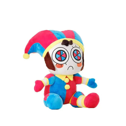 The Amazing Digital Circus Pomni Jester Clown Plush Toy Soft Stuffed Cartoon Doll Home Decor Throw Pillow For Adult Collectio