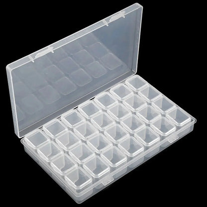 5D DIY Diamond Painting Tools Accessories Storage Box Container Diamond Embroidery Accessories Drill Box Mosaic Container Cas
