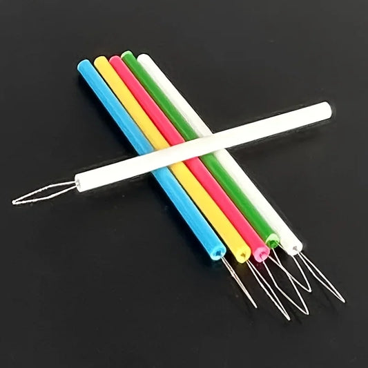 5-Piece Essential Plastic Threading Tool Set for Sewing - A Convenient Sewing Tool Suitable for Beadwork and Handicrafts