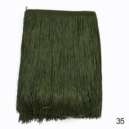 Lace Trim Fringe Tassels 2/5/10M, 30cm Long, For Curtain, Sewing, DIY Accessories - 35 / 30cm-10Yards