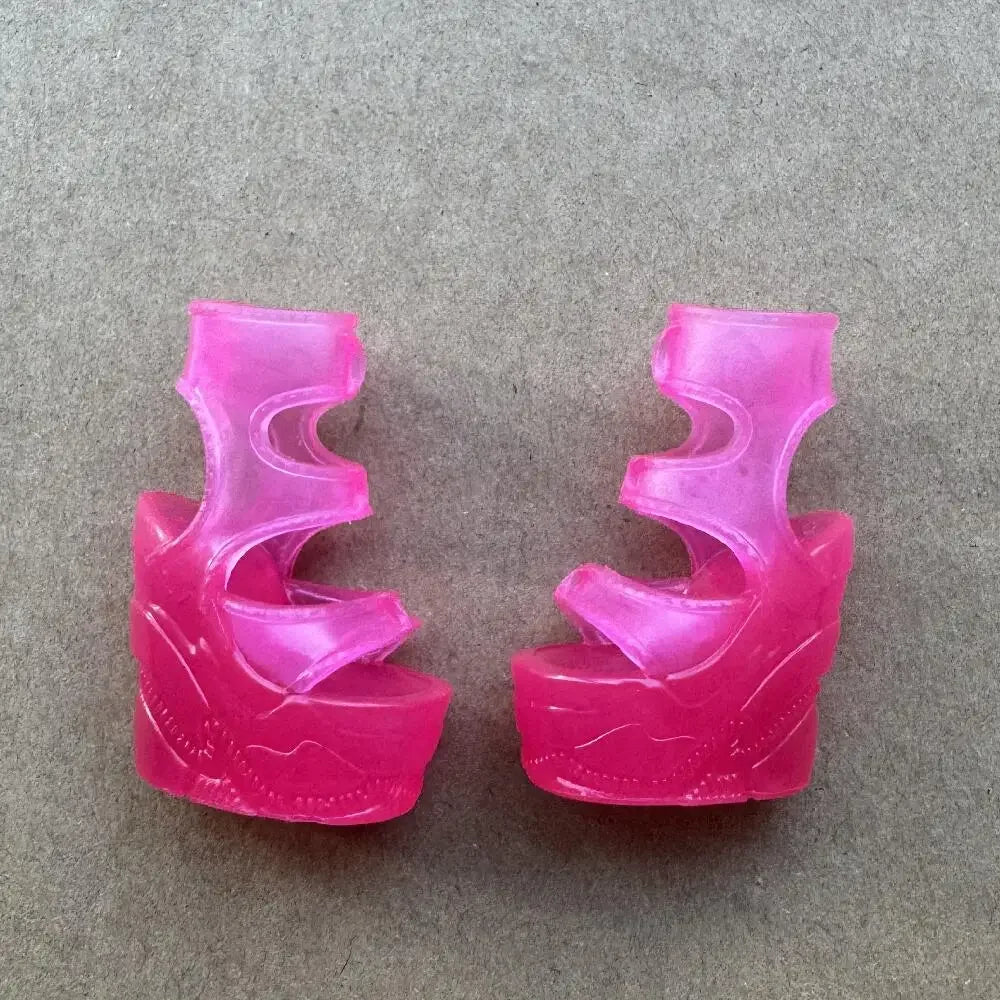 1/6 Monster Doll Boots Sandals Original Doll Shoes Unique Personality Toy Accessories for Collectible Figures - Pink (Style N
