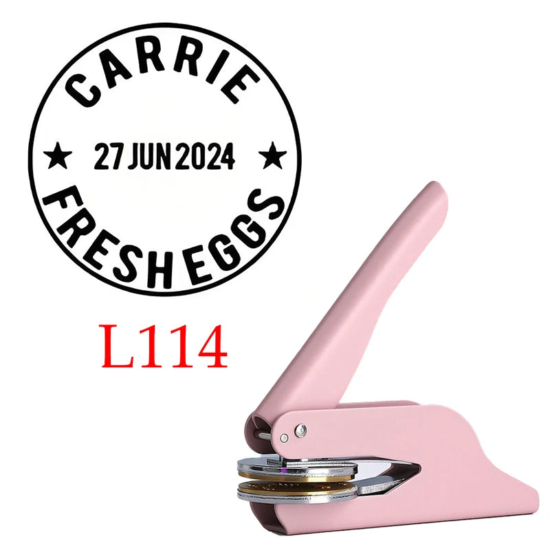 Personalized Book Embossers Stamp Custom Library Book Embosser with Name Logo Design Embossing Stamp Company Wedding Seals DI