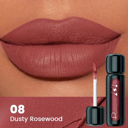 1pc Matte Velvet Lip Gloss, Highly Saturated Liquid Lip Mud, Non-Stick Long Lasting, All Skin Tones Compatible,Mother's Day G