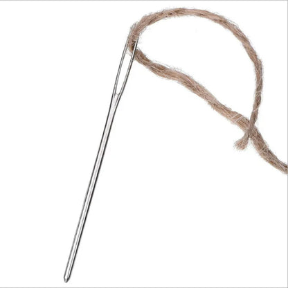 Large Eye Hand Sewing Needles Kit, Big Eye Stitching Needles for Yarn, Embroidery & Jewelry Beading, Household Sewing Acce