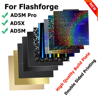 Build Plate For Flashforge AD5X – Multicolor 3D Printer for High-Speed Full-Color Printing Adventurer 5M/5M Pro Plate 235x235