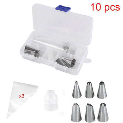 Pastry Socket Cake Nozzles for Confectionery Professional Set Icing Cream Piping Tips Cookies Cupcake Cake Decorating Tool - 